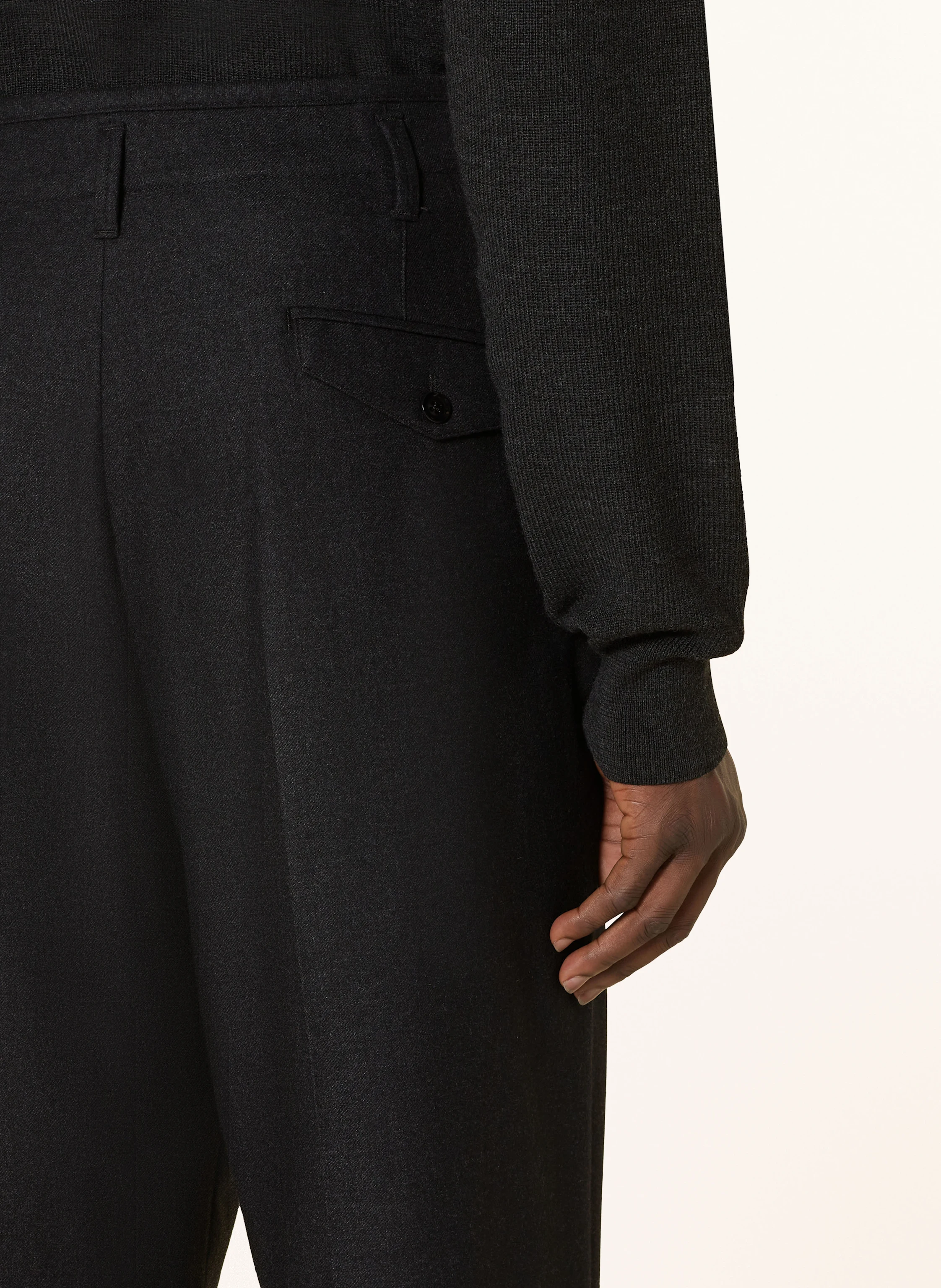 LEMAIRE Hose Regular Fit mit Cashmere