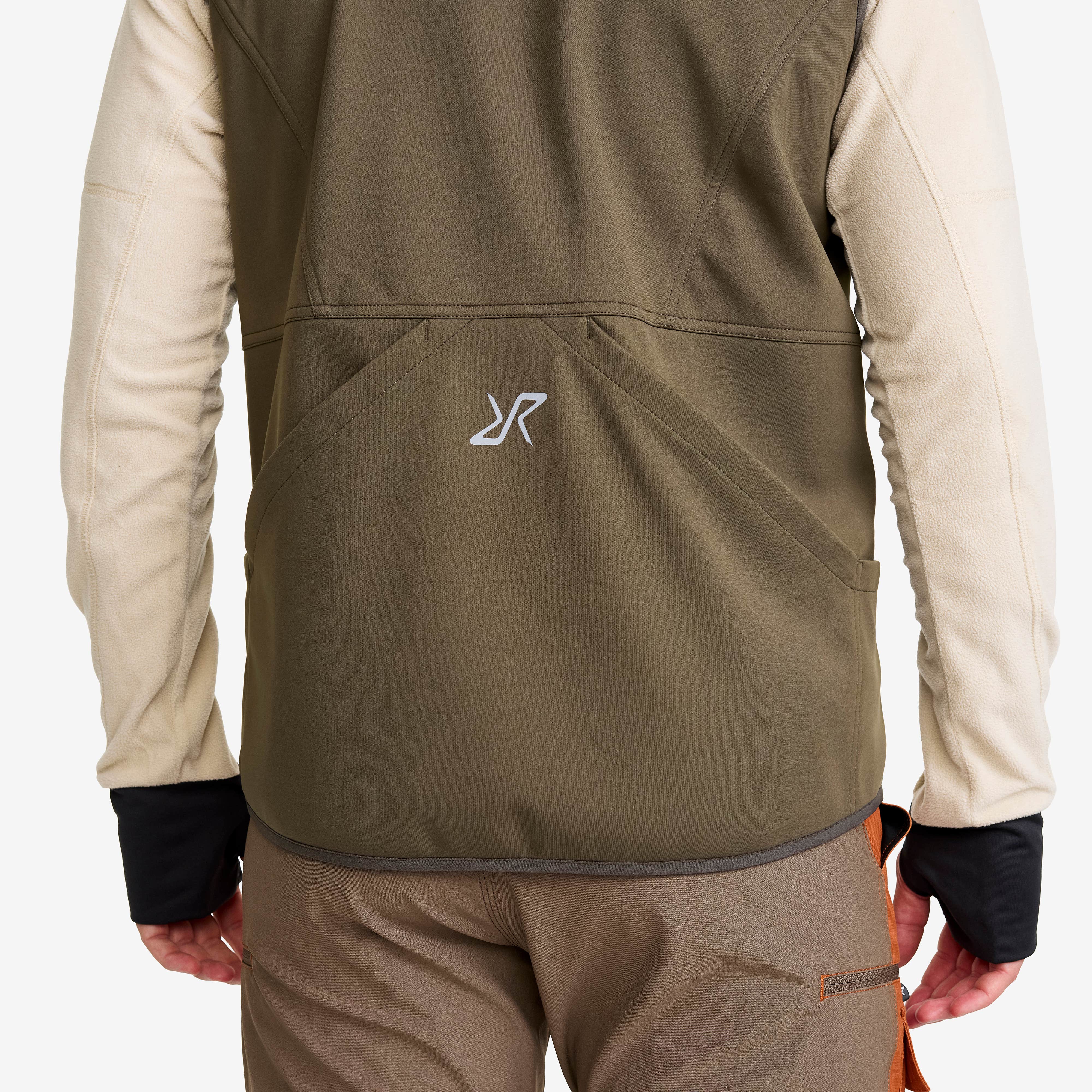 Responder Softshell Vest Herre Light Moss Gray