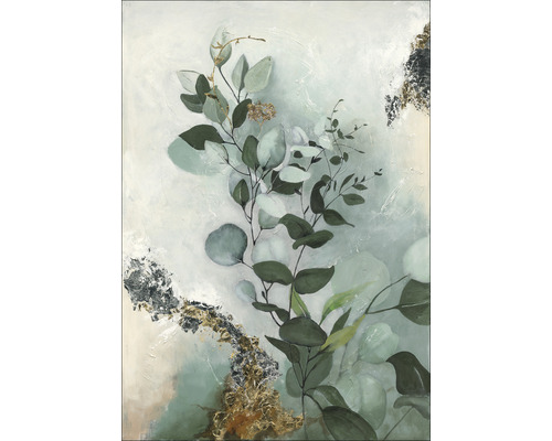 Canvas schilderij Origineel Geschilderd Eucalyptus II 70x100 cm