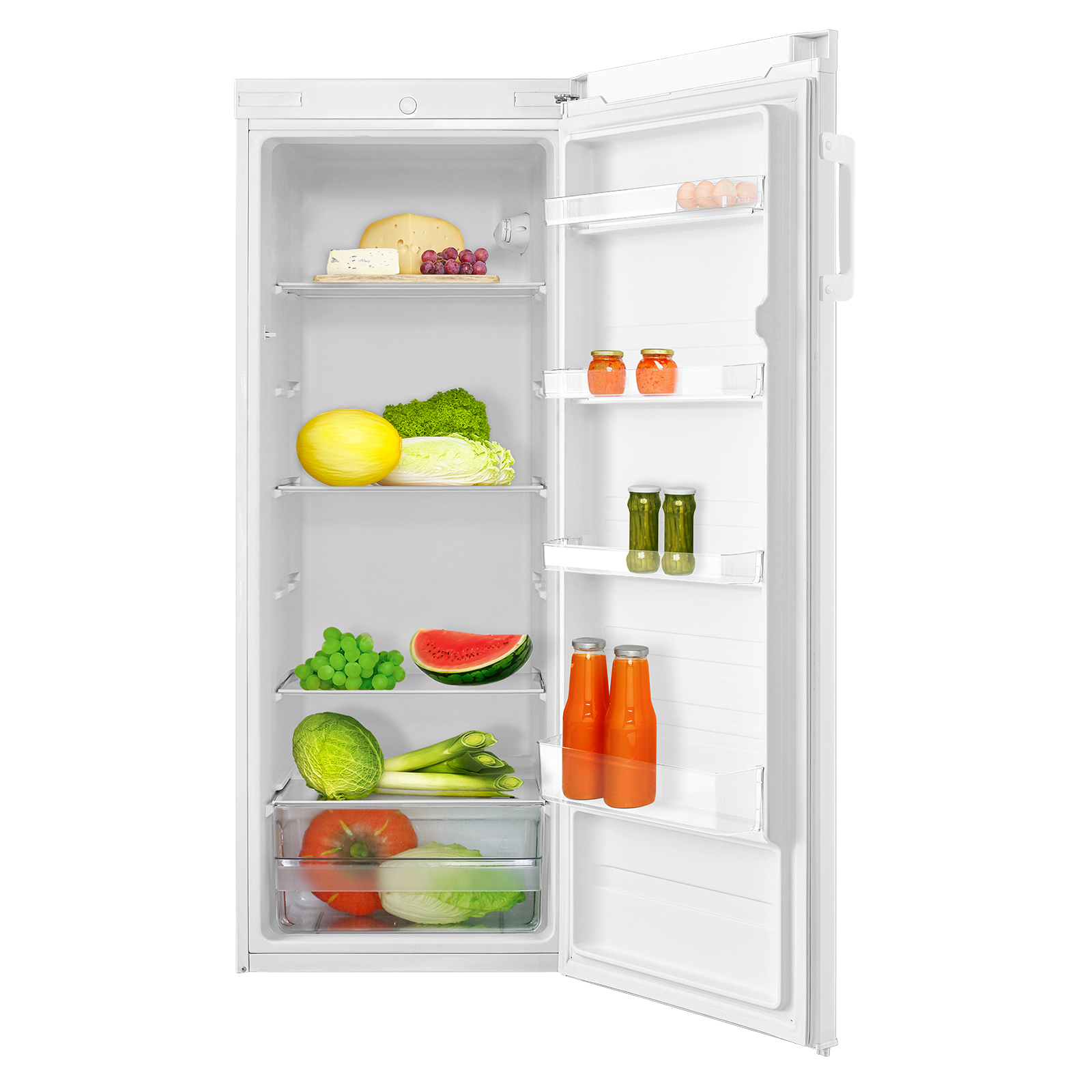 AMICA Vollraum-Kühlschrank VKS 354 130 W - weiß - E