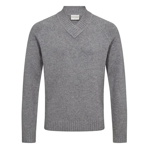 Bruun & Stengade Douglas Striktrøje, Grey, M