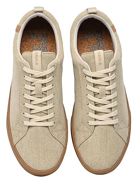 SAOLA - SNEAKERS CANNON LINEN W