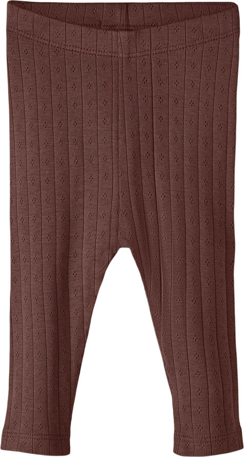Lil' Atelier NBFRACHEL SLIM LEGGING HEA LIL Rum raisin