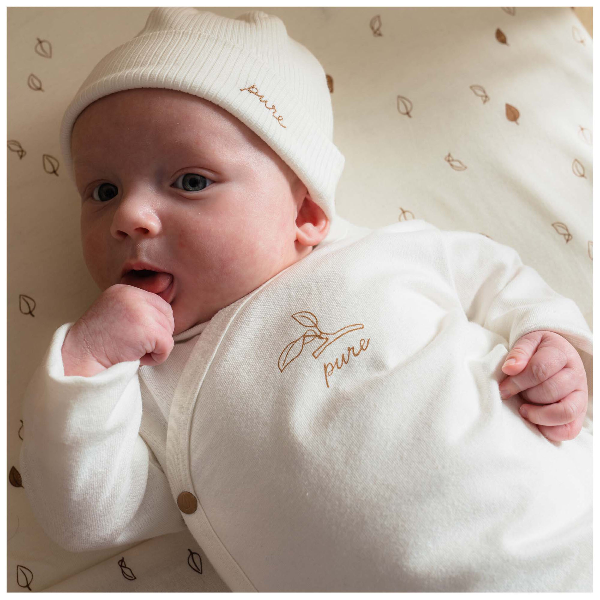 Prénatal newborn muts rib Pure   beige