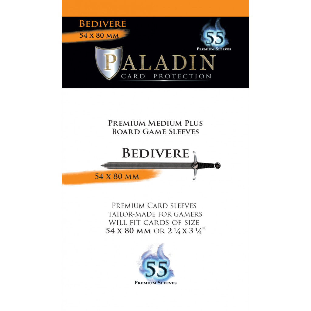 Pochettes Paladin - Bedivere Medium Plus - 54 x 80 mm - 55p