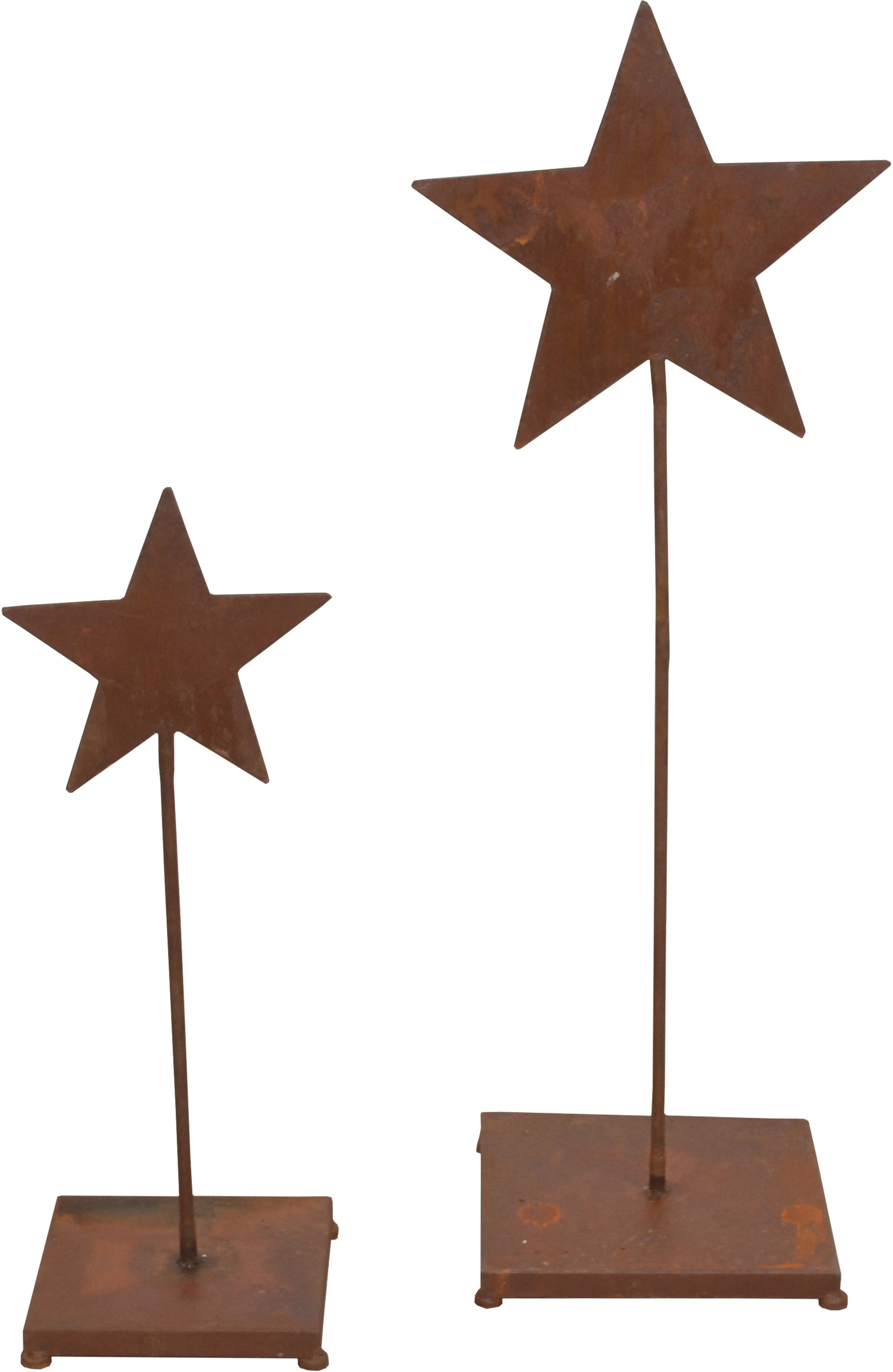 HOFMANN LIVING AND MORE Dekostern »Weihnachtsstern, Weihnachtsdeko aussen u. innen« aus Metall, mit rostiger Oberfläche