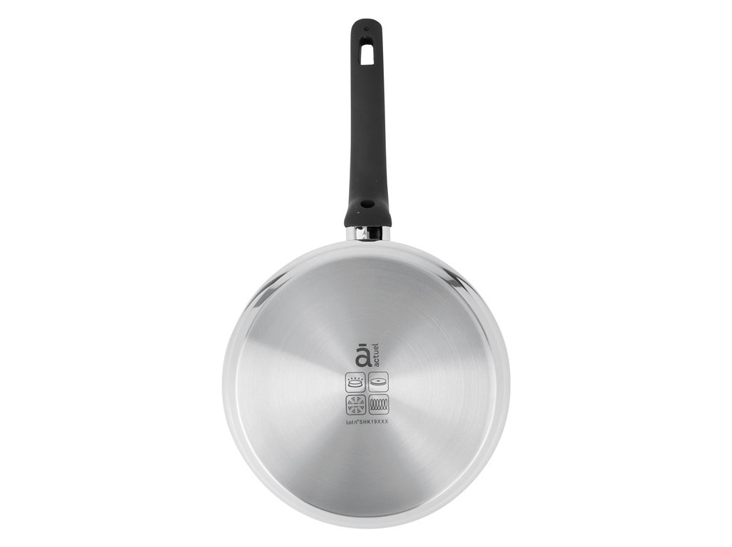 CAÇAROLA COM CABO ACTUEL INOX 20CM