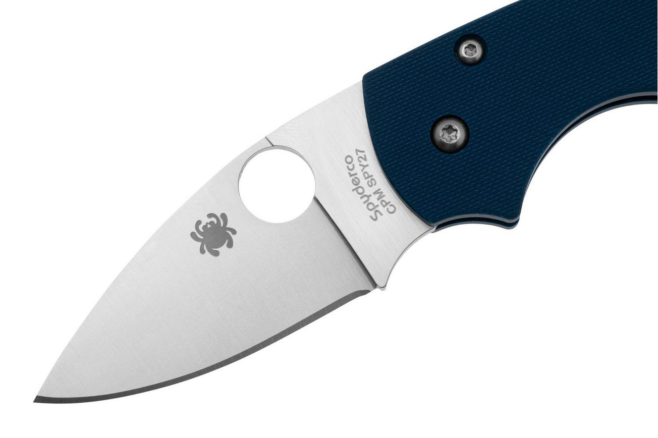 Spyderco Lil' Native CPM SPY27 C230GPCBL Cobalt Blue G10 zakmes