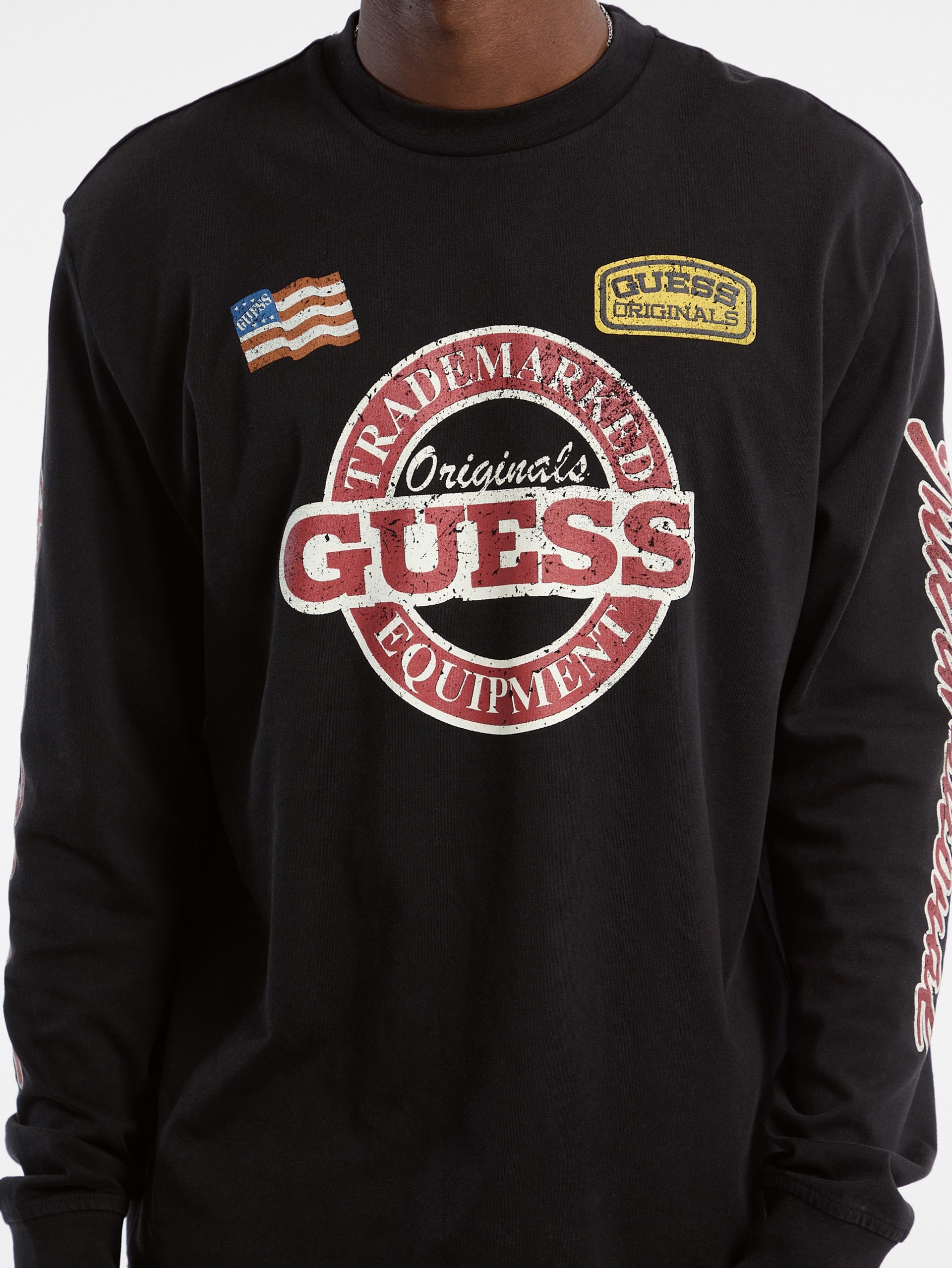 Camiseta de manga comprida GUESS Originals Eco Racing