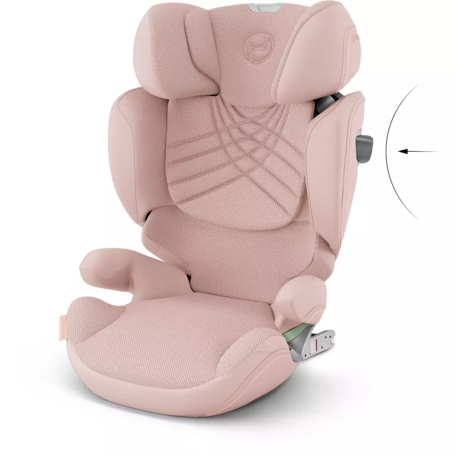 cybex PLATINUM Kindersitz Solution T I-Fix Plus Peach Pink
