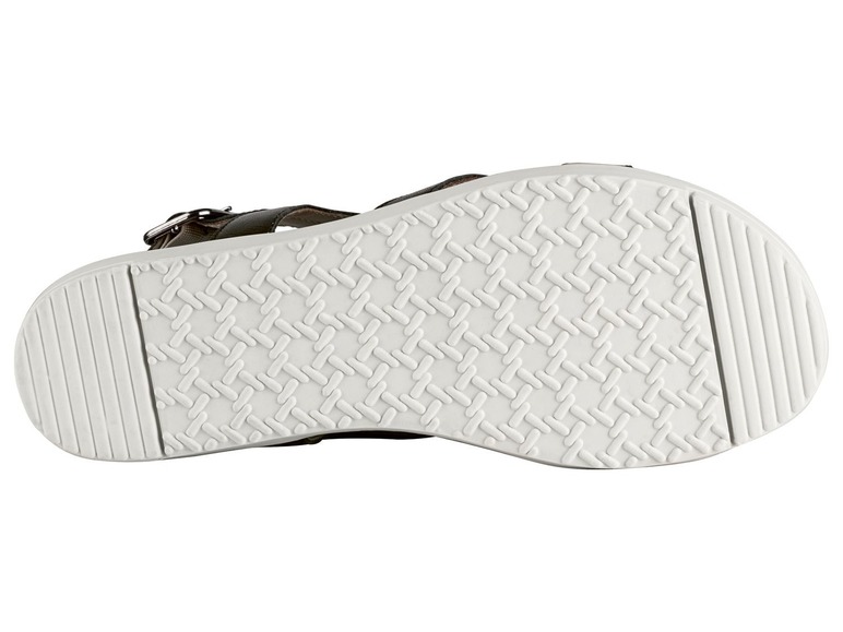 Dames sandaal/pantolette van leer