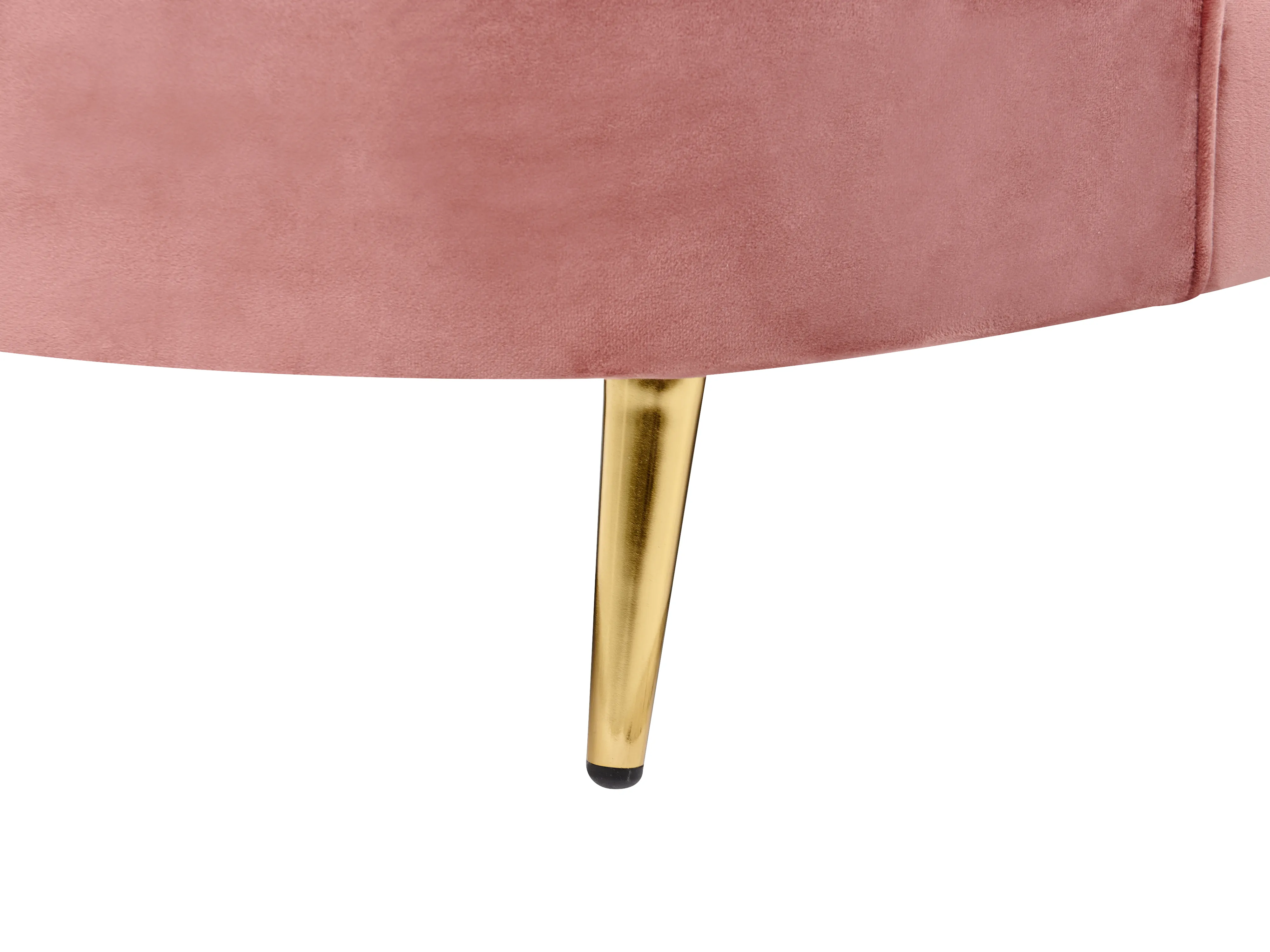 Bank 2-zits SAVAR Fluweel Roze