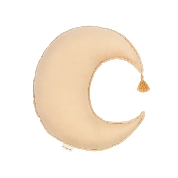 Nobodinoz - L1N0 Moon Kissen, sand