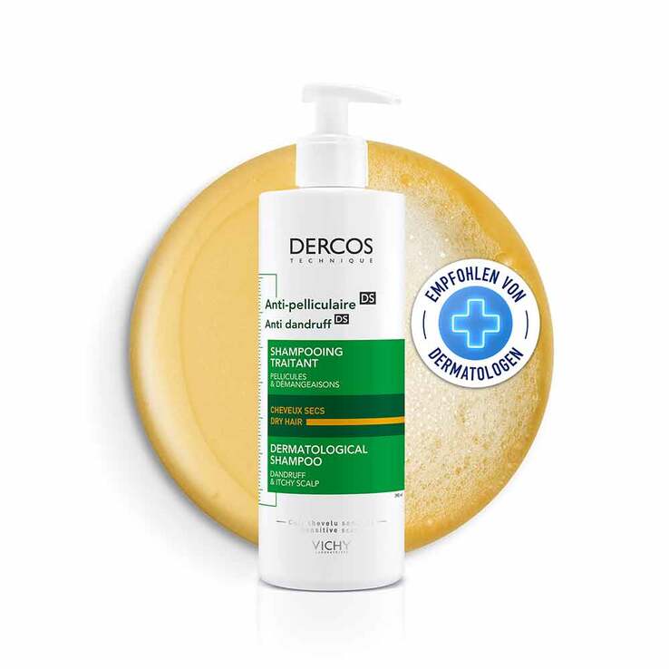 Vichy Dercos Anti-Schuppen Shampoo trockene Kopfhaut, 390 ml