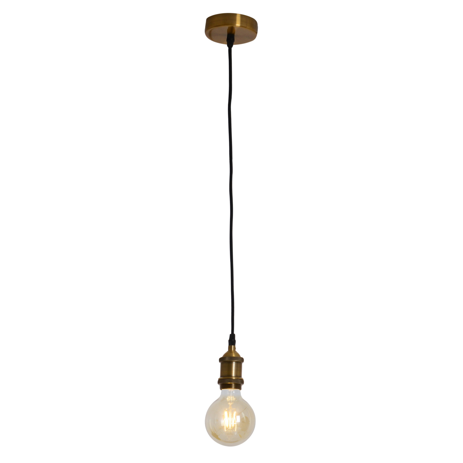 Schraubmantel-Pendel ALFA - messingfarben - 150 cm