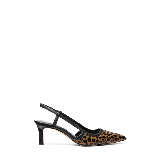 Michael Kors Alora Cheetah Print Slingback Pump, Husk Multi, 42.5