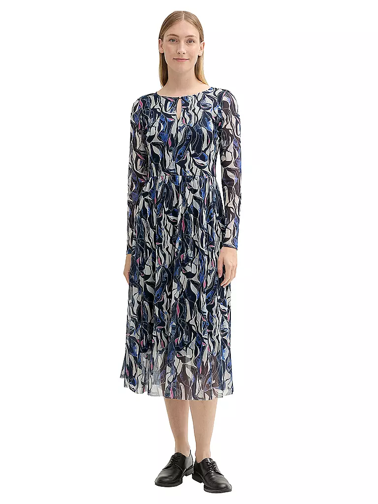 TOM TAILOR Maxikleid blau