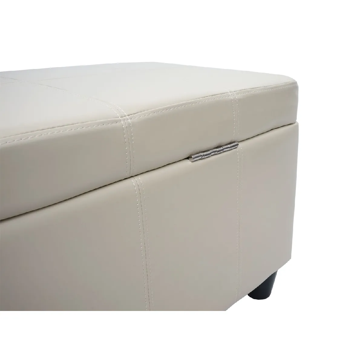 Mendler Banc de rangement Kriens - Crème