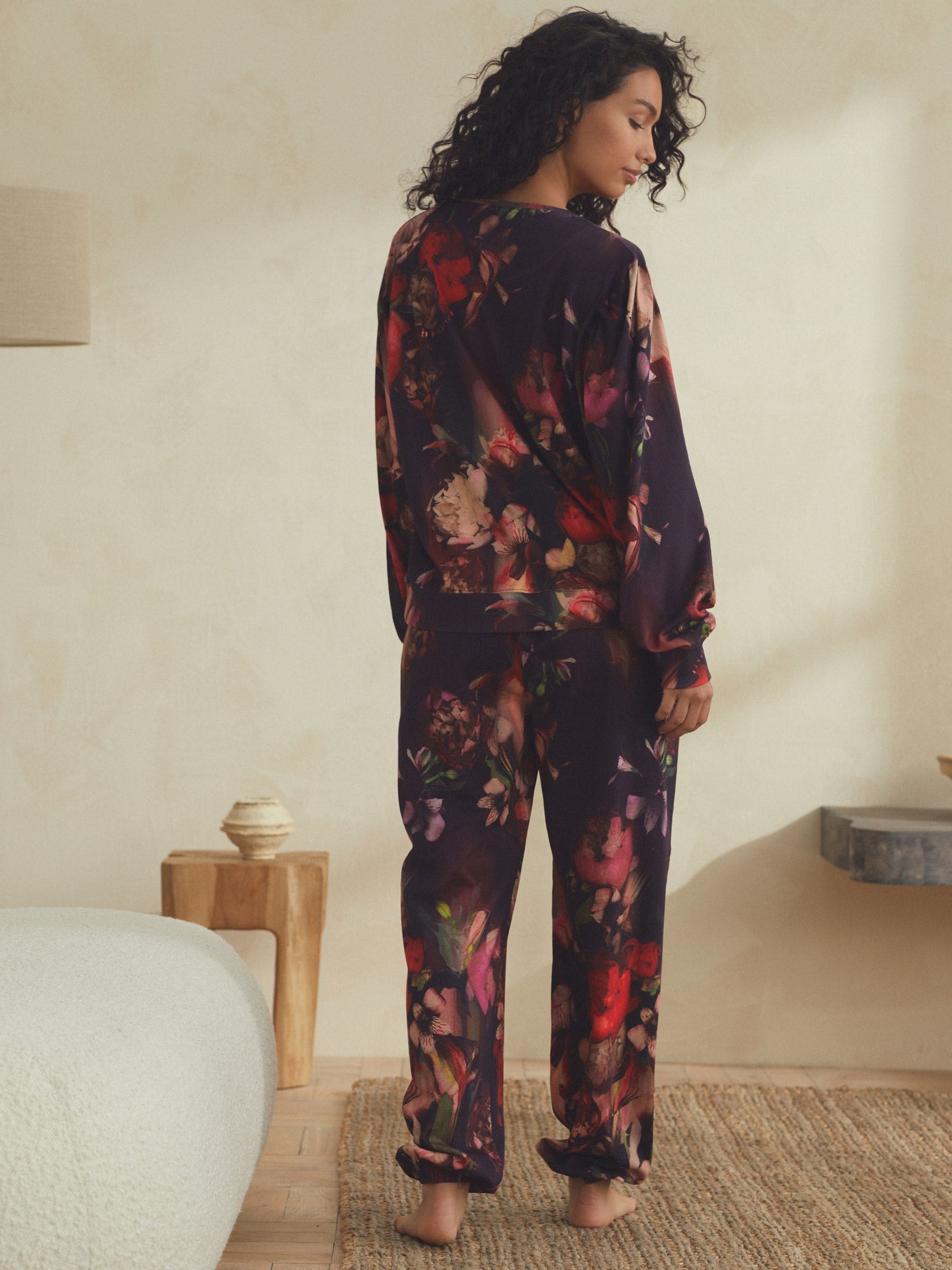 Bordeauxrood - B by Ted Baker 100% Cotton Interlock Pyjamas
