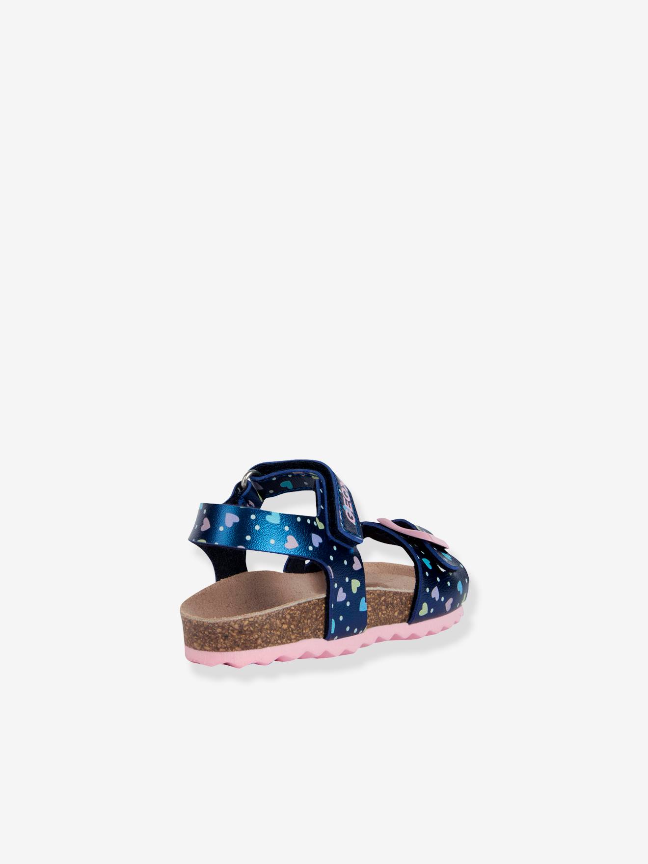 Sandálias Geox® Chalki Girl para bebê, azul marinho