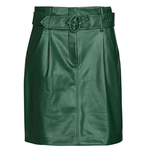 Vila - VICHOOSY HW COATED SKIRT - Vert