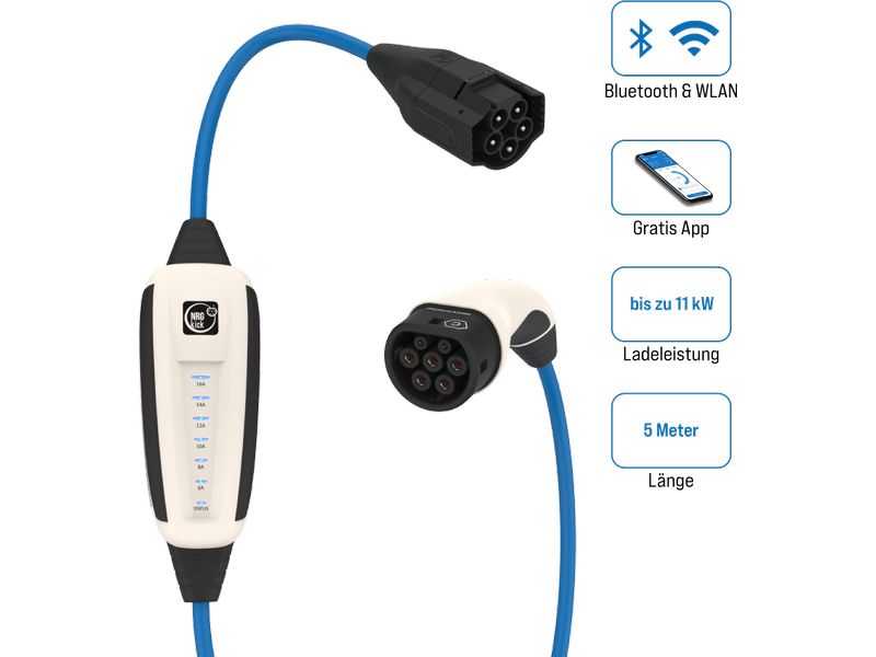 NRGkick Mobile Ladestation Pure 16A 5m Die intelligente Ladeeinheit