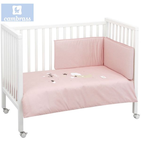 Cambrass Conjunto Colcha 2 Peças Lua Rosa 70x140 cm