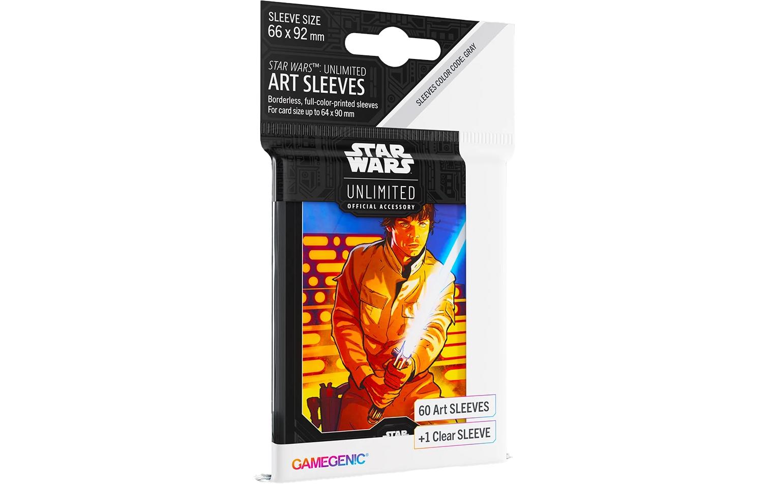 Kartenhülle Art Sleeves Luke Skywalker 60 +1 Stk.Bedruckte Kartenhüllen in Standardgrösse