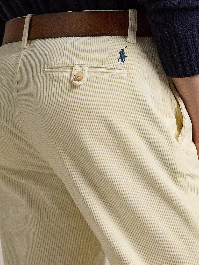 POLO RALPH LAUREN Cordhose Slim Fit creme