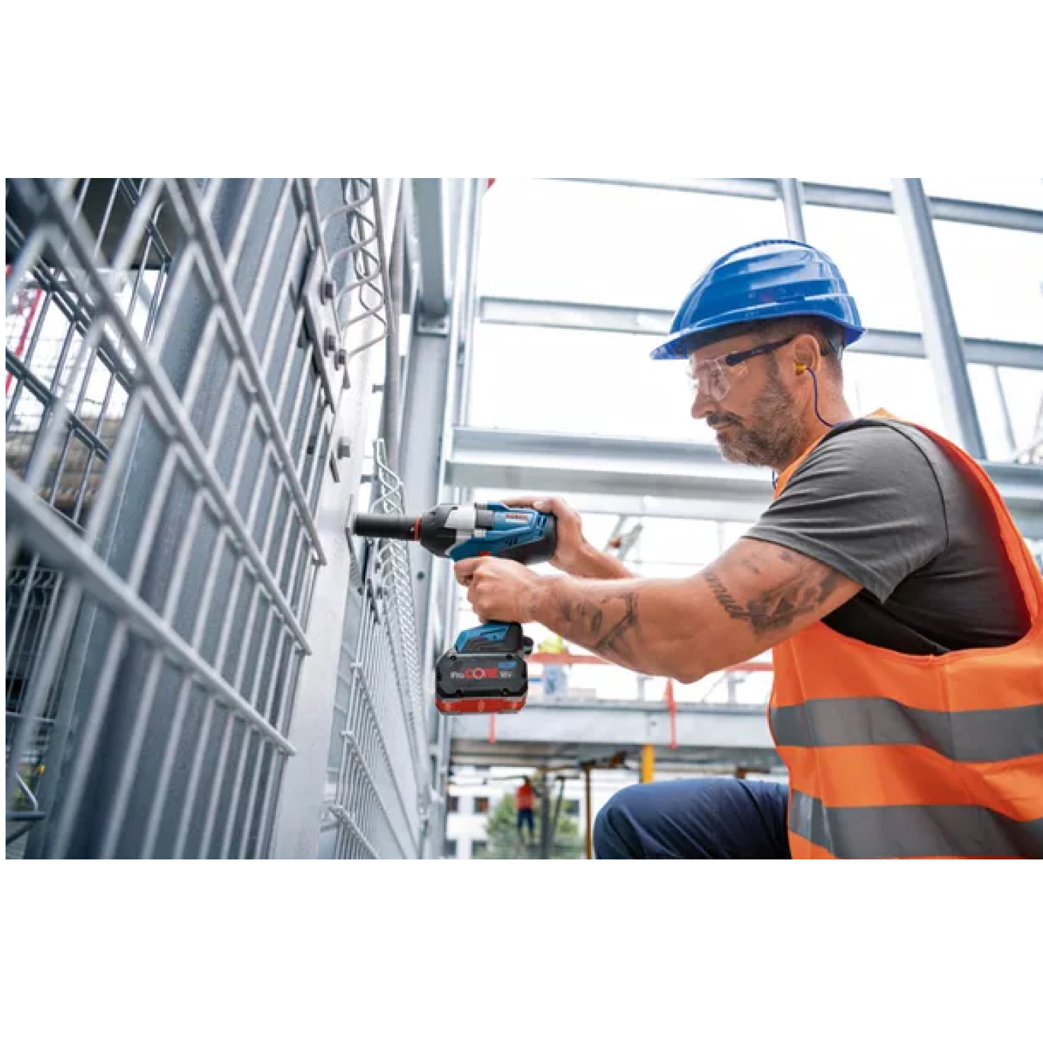 Bosch GDS 18V-1050 H 18V Li-Ion accu BiTurbo slagmoeraanzetter set (2x 8,0Ah) in L-Boxx - 1700Nm - 3/4