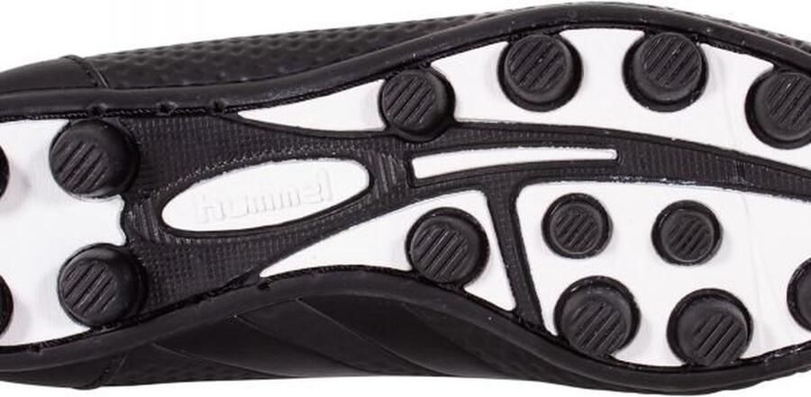Hummel Zoom FG Jr. voetbalschoenen zwart wit Imitatieleer 27