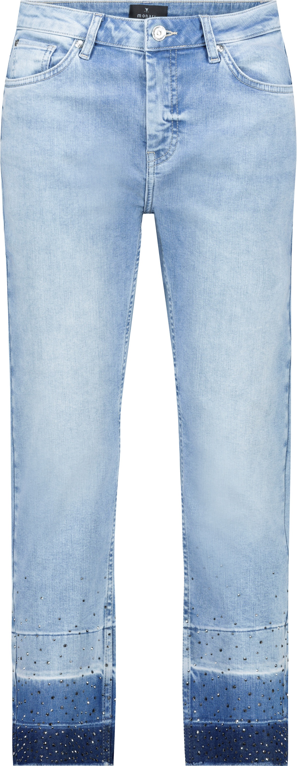 Monari 7/8-Jeans , mit Glitzersteinchen