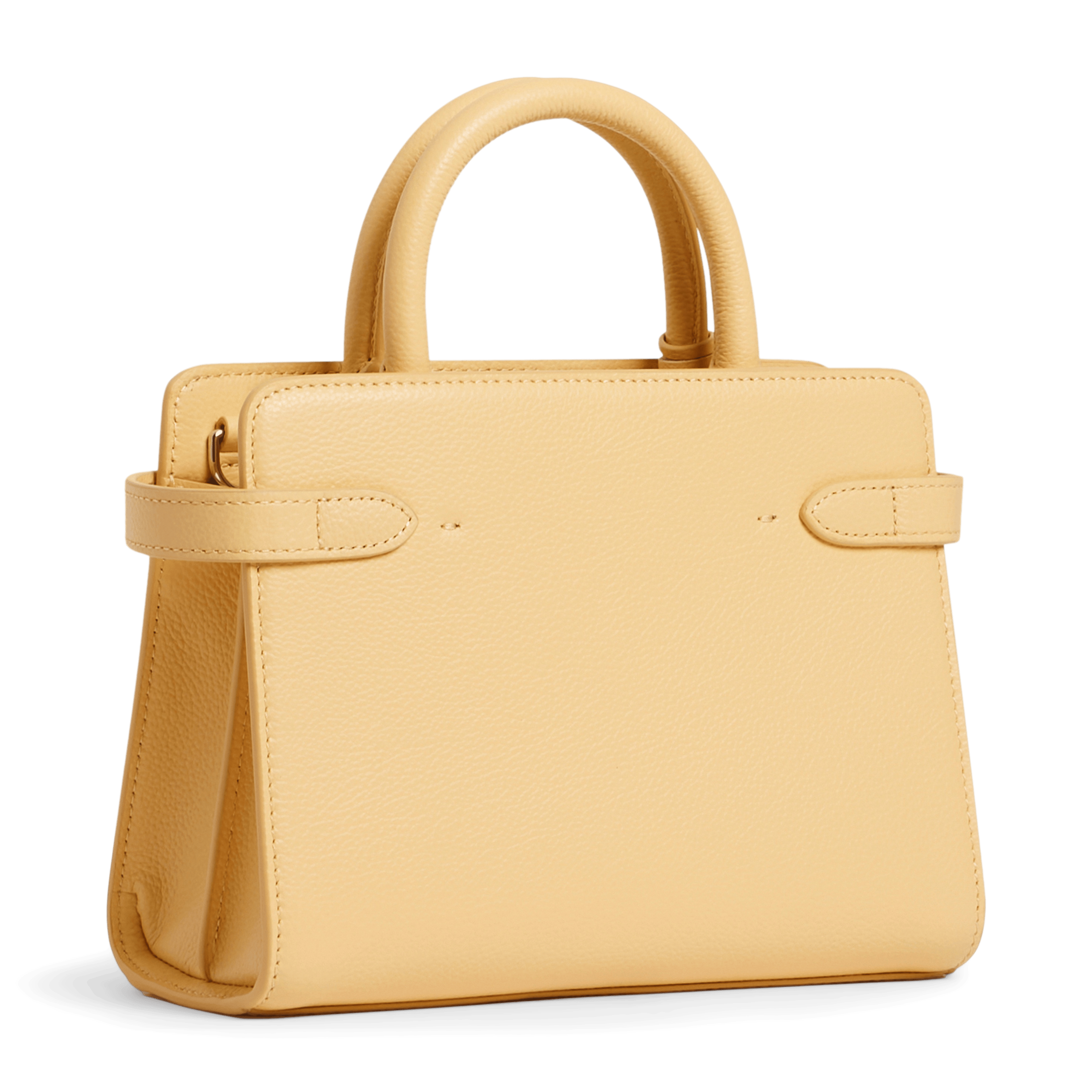EMILIE - Sac à main en cuir| Jaune