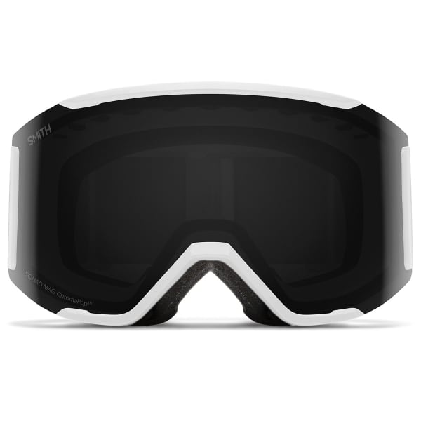 Masque de ski SMITH SQUAD MAG WHITE VAPOR CHROMAPOP SUN BLACK