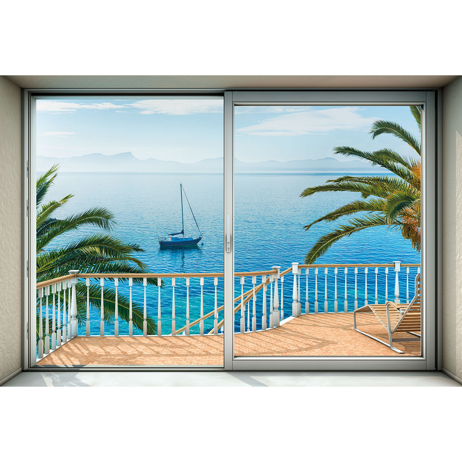 Vlies-Fototapete TRANQUILLO - bunt - 400x260 cm