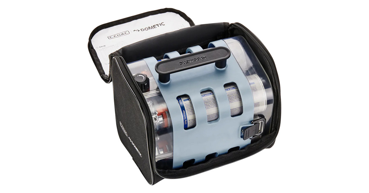 CadacQuad Power Pak houder  (Grijs/transparant)