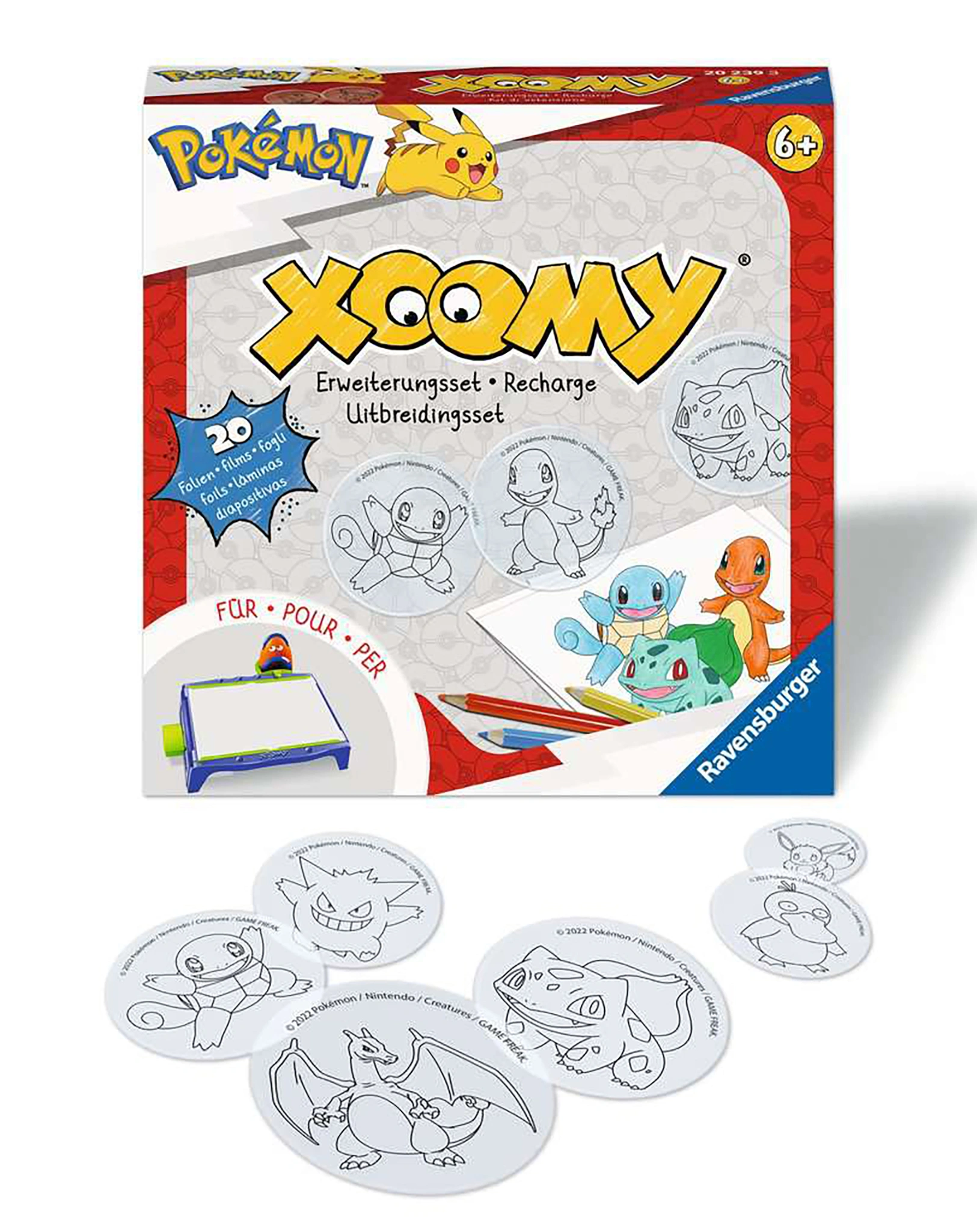 Erweiterungsset XOOMY® POKÉMON 20-teilig