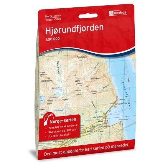 Nordeca Hjørundfjorden Norge-Serien 1:50 000
