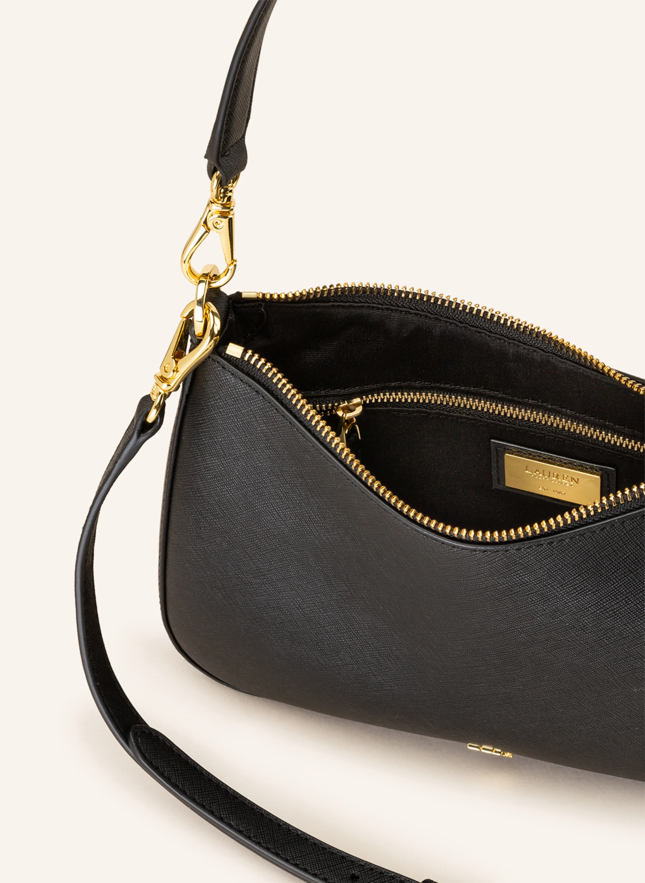 LAUREN RALPH LAUREN Saffiano-Umhängetasche DANNI 26