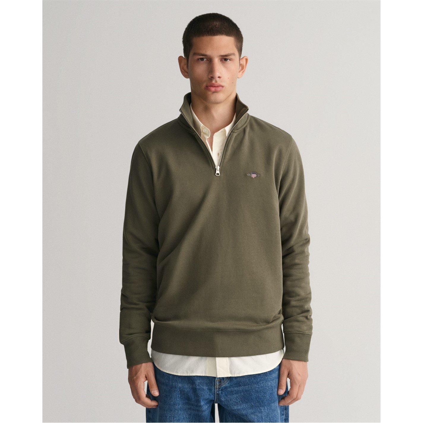 Gant Shield Half Zip Sweatshirt