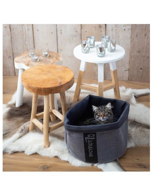 District 70 Cozy - Kattenmand - 35x35x30 cm Donkergrijs