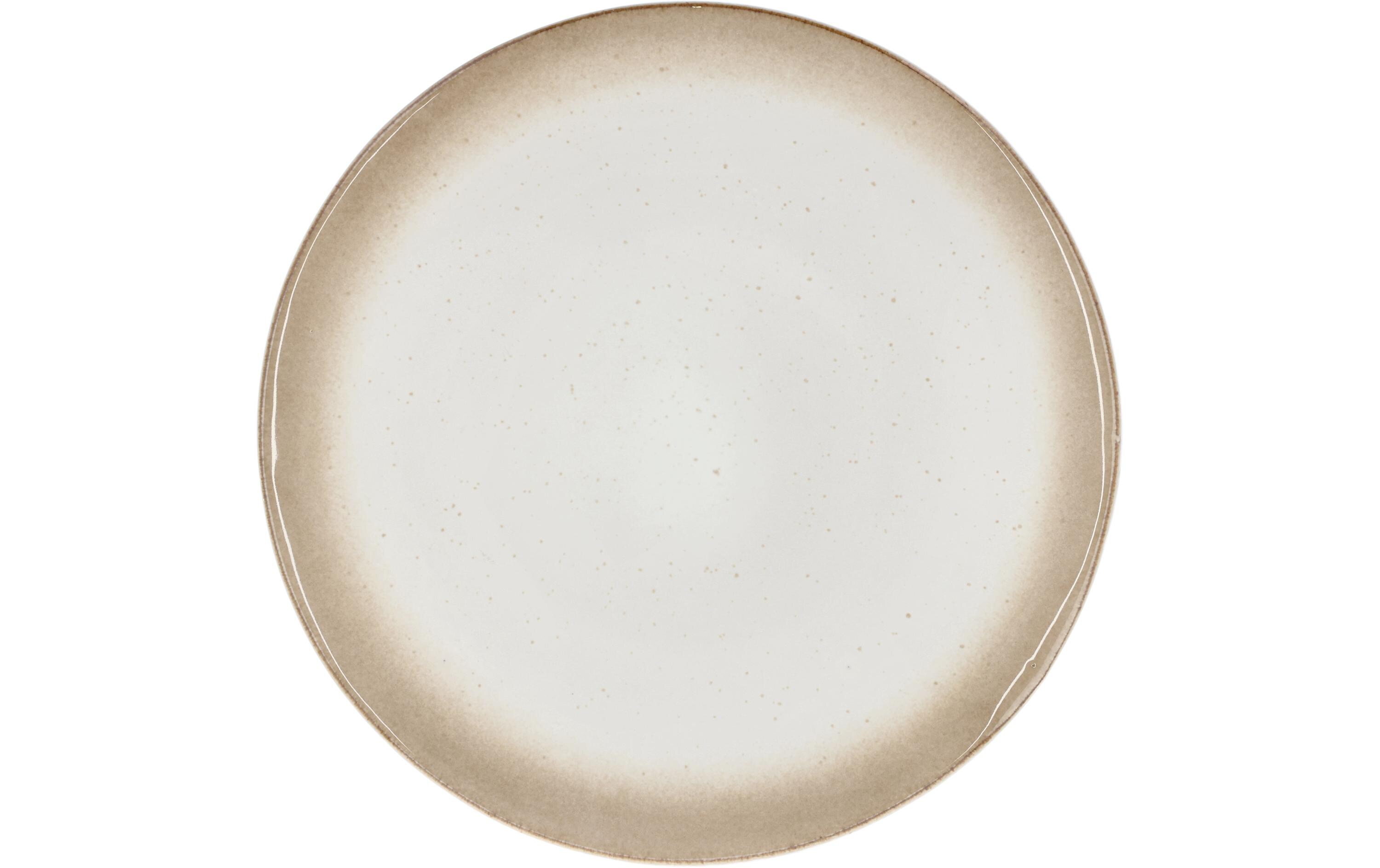 Tortenplatte 30 cm, Beige/CrèmeTortenplatte auf Fuss in der Farbe Crème