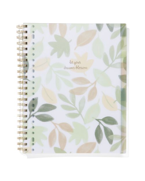 cahier à spirale 10-en-1 A4 ligné