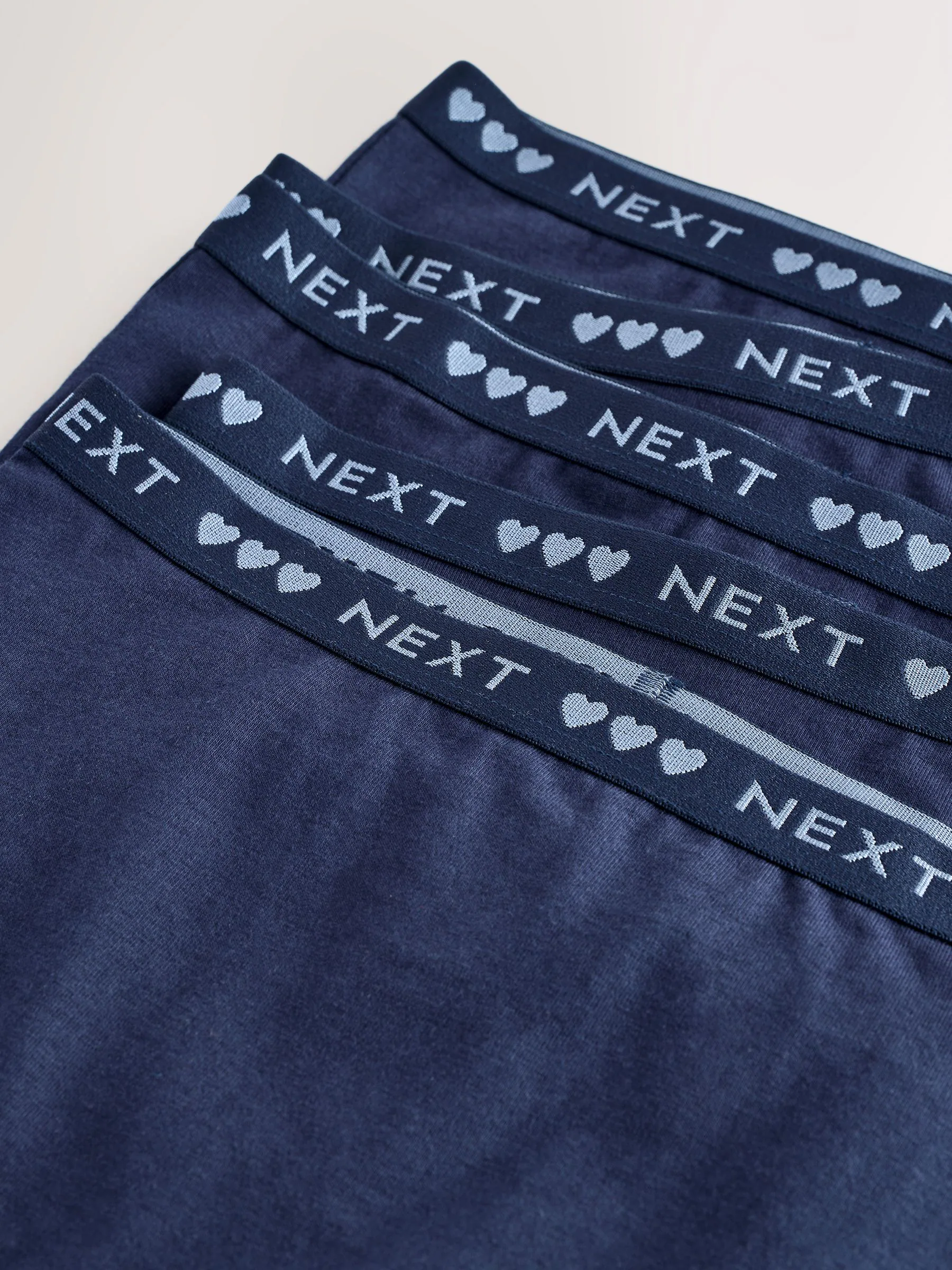 Marineblauw - Short Briefs 5 Pack (2-16yrs)