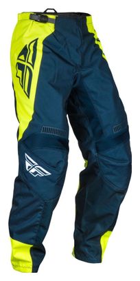 Pantalon Fly Racing Fly F-16 Bleu Navy / Jaune Fluo / Blanc