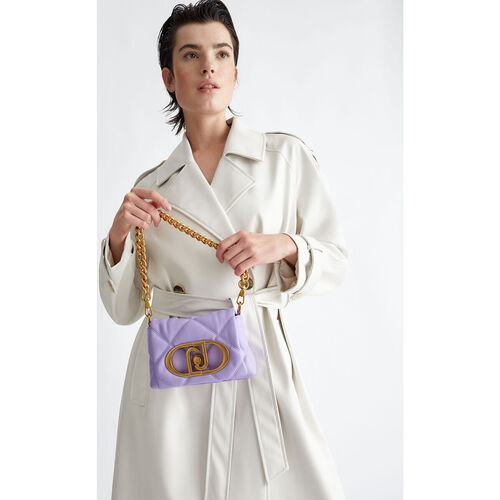 Liu Jo - Bolso pequeño guateado LaPuffy Violeta