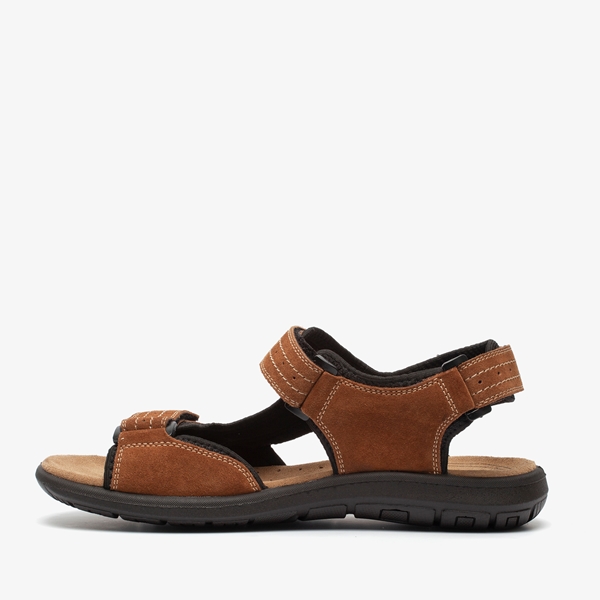 Mountain Peak leren heren sandalen bruin
