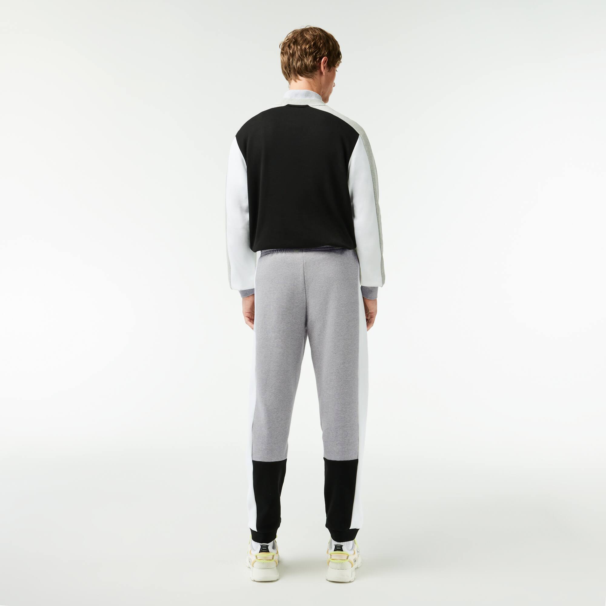 JOGGER TRAININGSHOSE MIT COLOURBLOCK Trainingshosen - Grau - Lacoste - Herren
