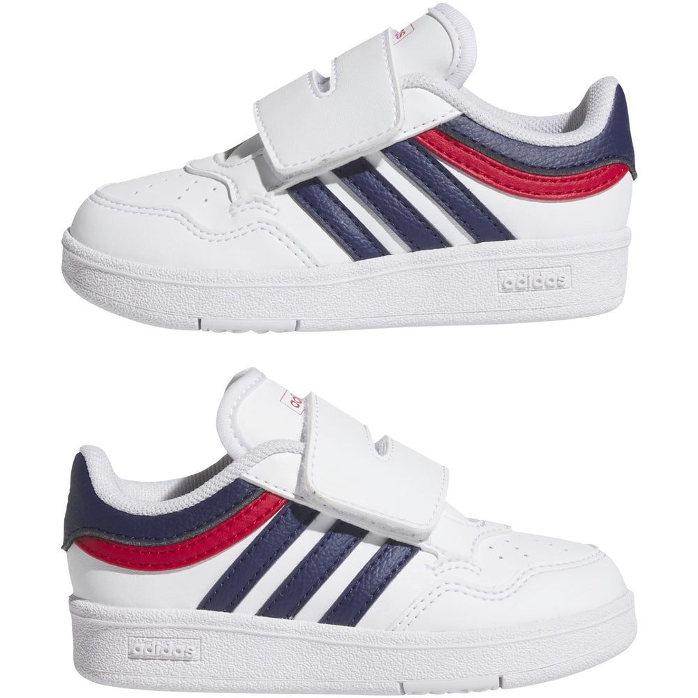 Køb adidas Originals Ftwr White/Dark Blue/Better Scarlet Hoops 4.0 Cf I Sneakers