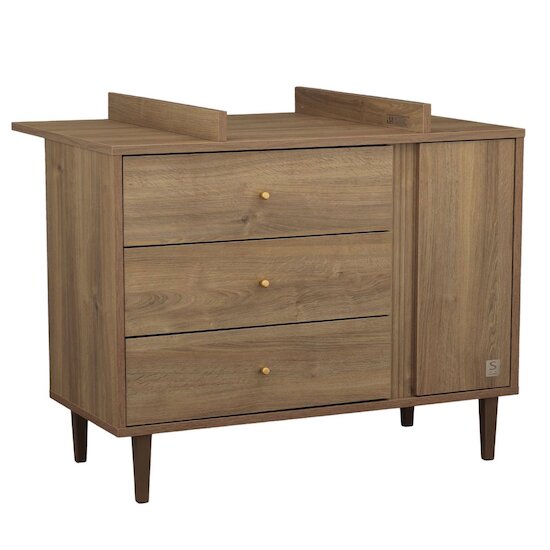Mokka Dispositif à langer pour commode   Chêne / Mokka        de               Sauthon Baby's Sweet Home